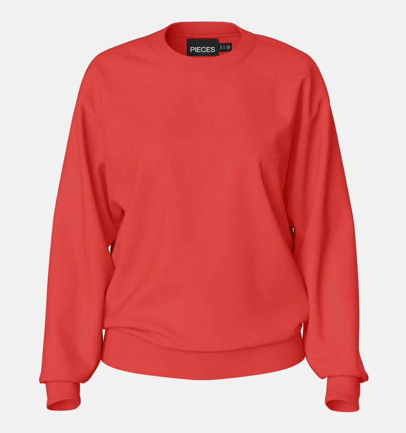 Pieces Chilli Rode Oversized sweater voor dames (348292)