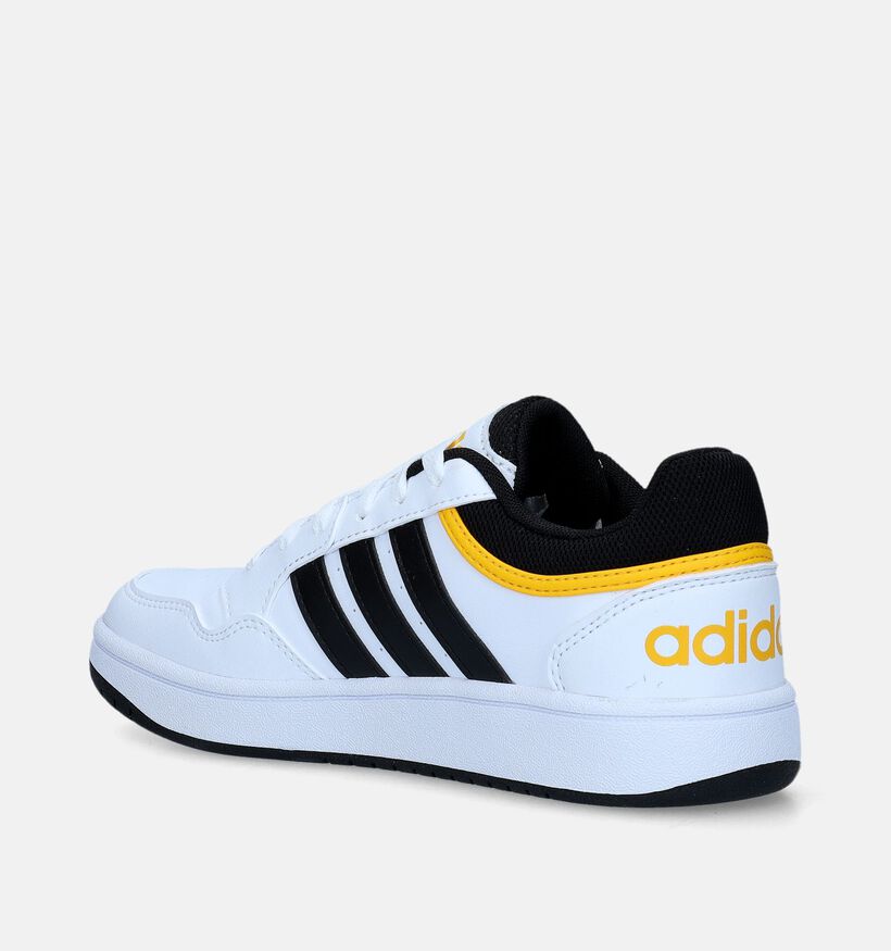 adidas Hoops 3.0 K Witte Sneakers voor jongens, meisjes (343253)