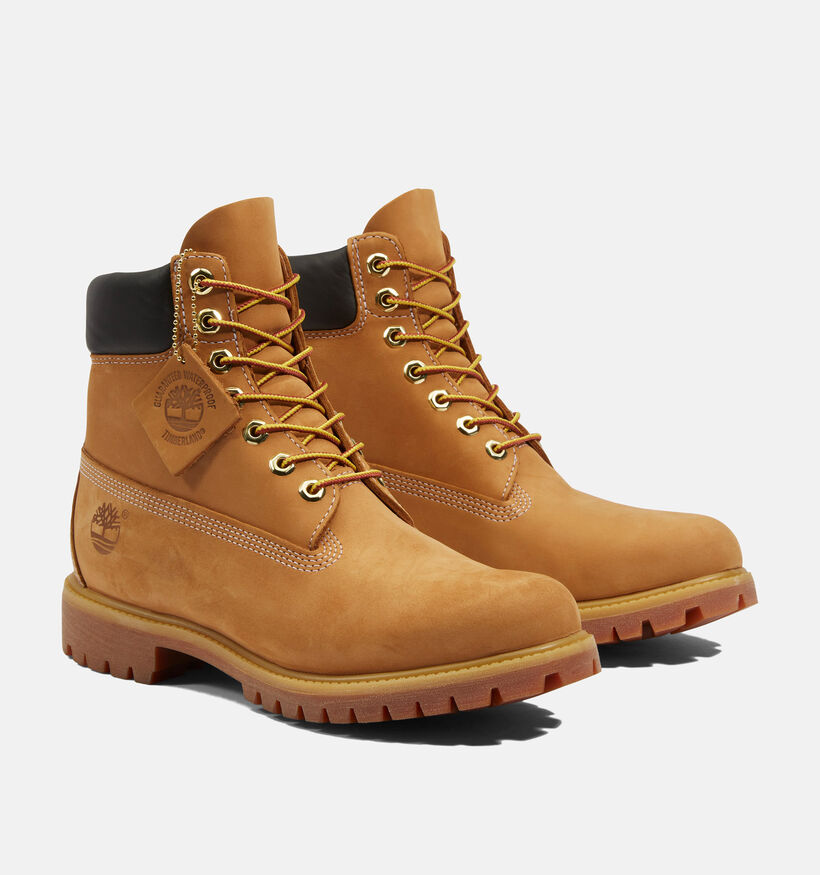 Timberland  Inch Premium Bottines en Jaune pour hommes (345038) - pour semelles orthopédiques