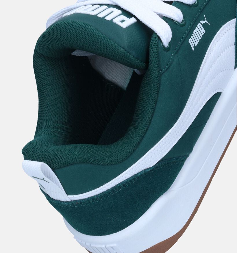 Puma Park Lifestyle Street Baskets en Vert pour hommes (343159) - pour semelles orthopédiques