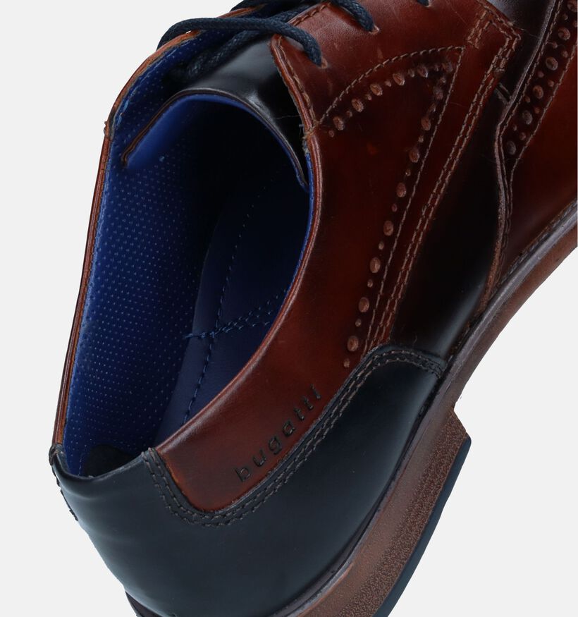 Bugatti Licio Chaussures habillées en Cognac pour hommes (343735)