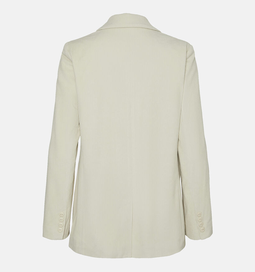 Vero Moda Nora Blazer en corduroy en Beige pour femmes (346407)