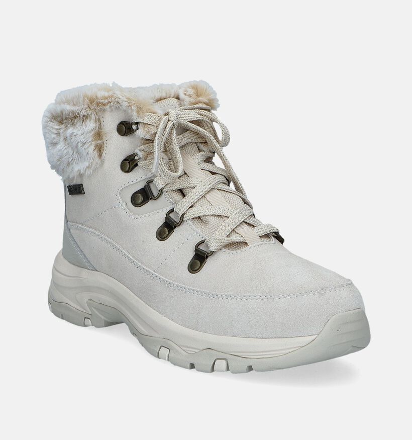 Skechers Trego Witte Bottines voor dames (345179)