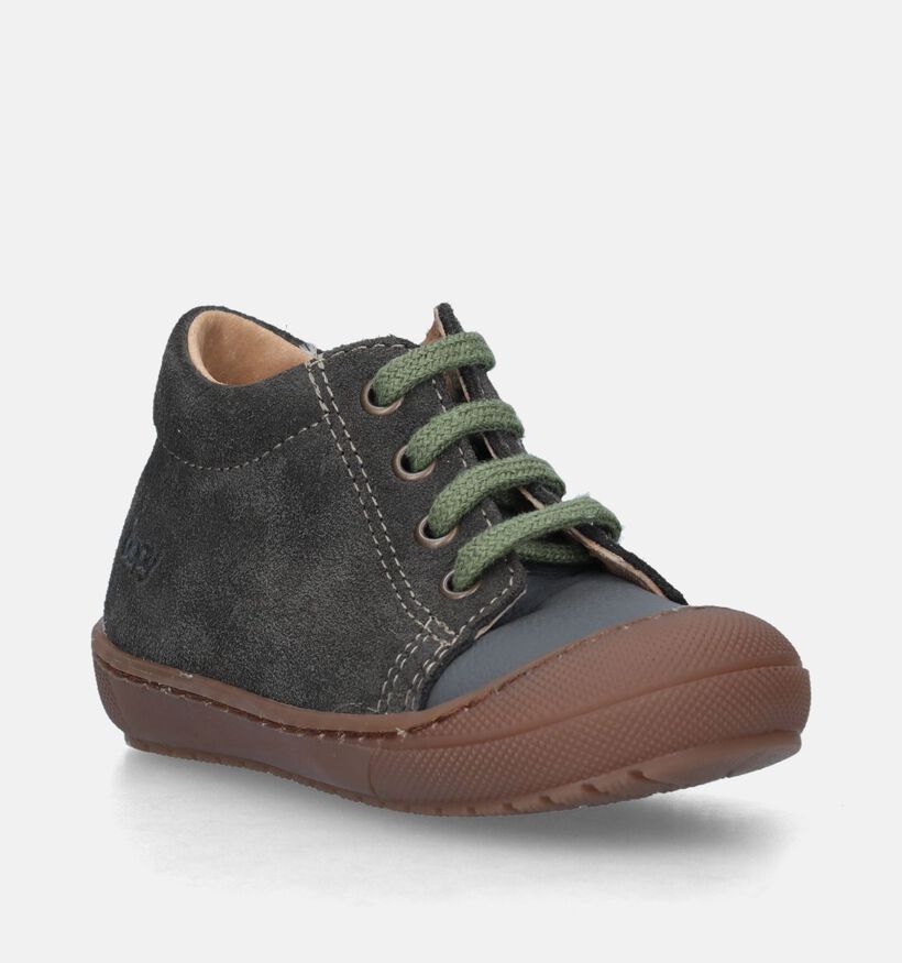 Bopy Joko Chaussures pour bébé en Vert kaki pour filles, garçons (348123)