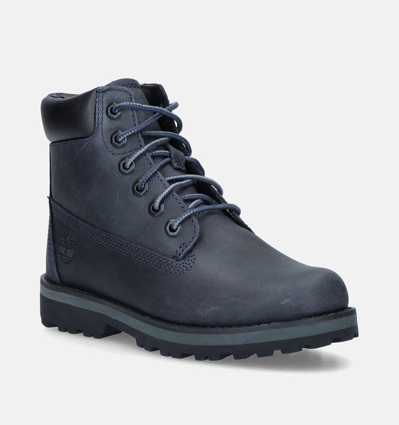 Timberland Courma Kid 6 Inch Blauwe Bottines voor jongens, meisjes (345265) - geschikt voor steunzolen