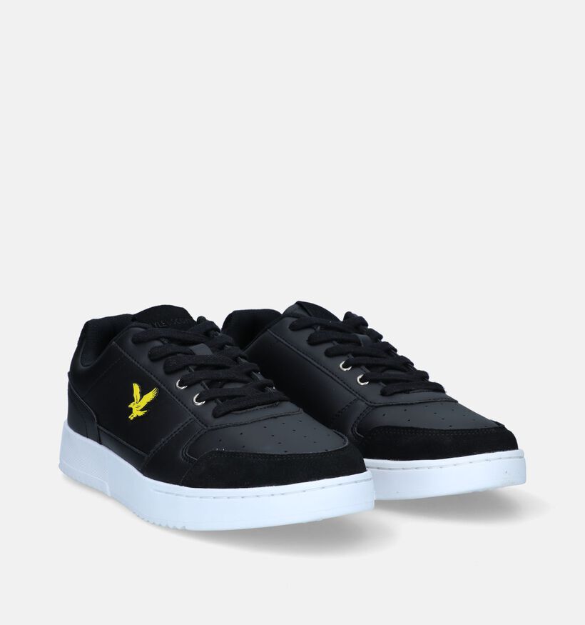 Lyle & Scott Croy Zwarte Veterschoenen voor heren (329549) - geschikt voor steunzolen