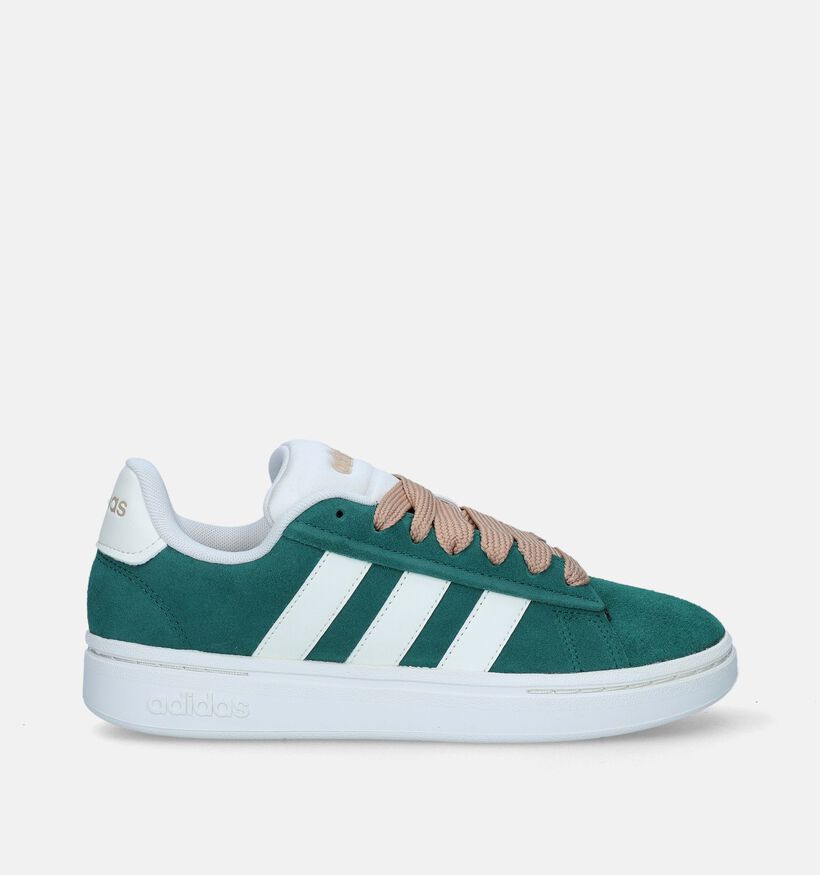 adidas Grand Court Alpha Baskets en Vert pour femmes (343328)