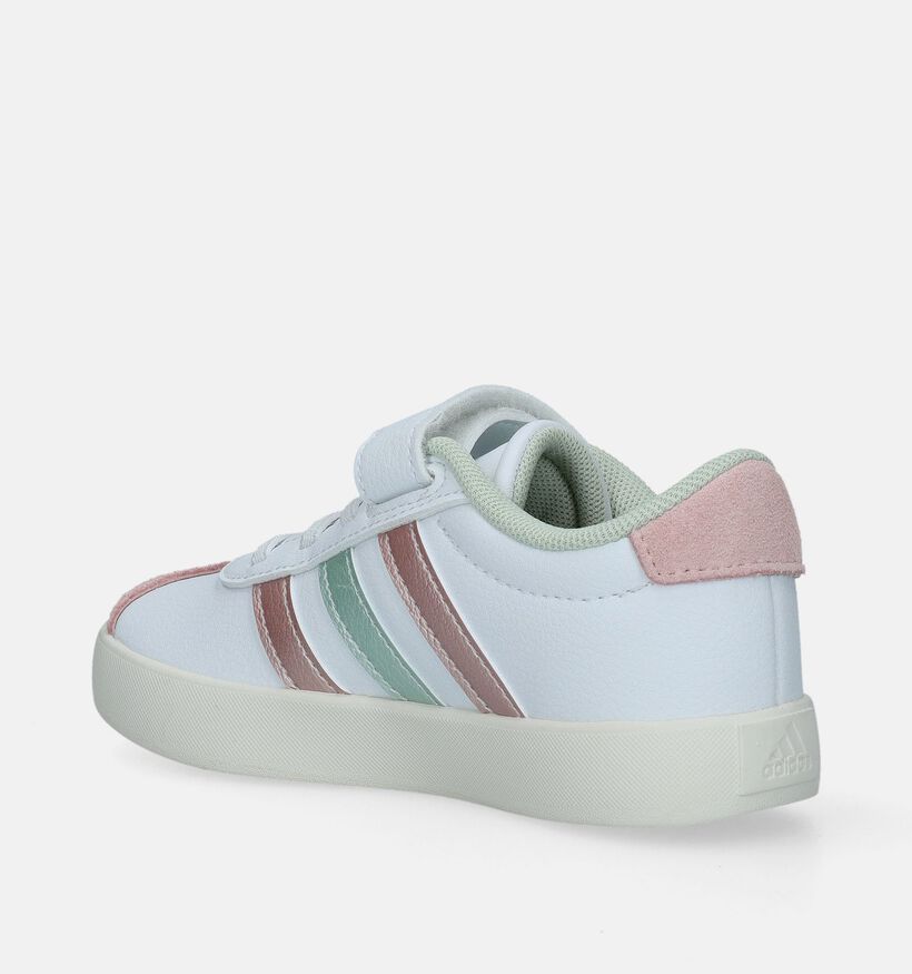 adidas VL Court 3.0 EL C Witte Sneakers voor meisjes (343265)