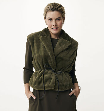 Manteau court vert