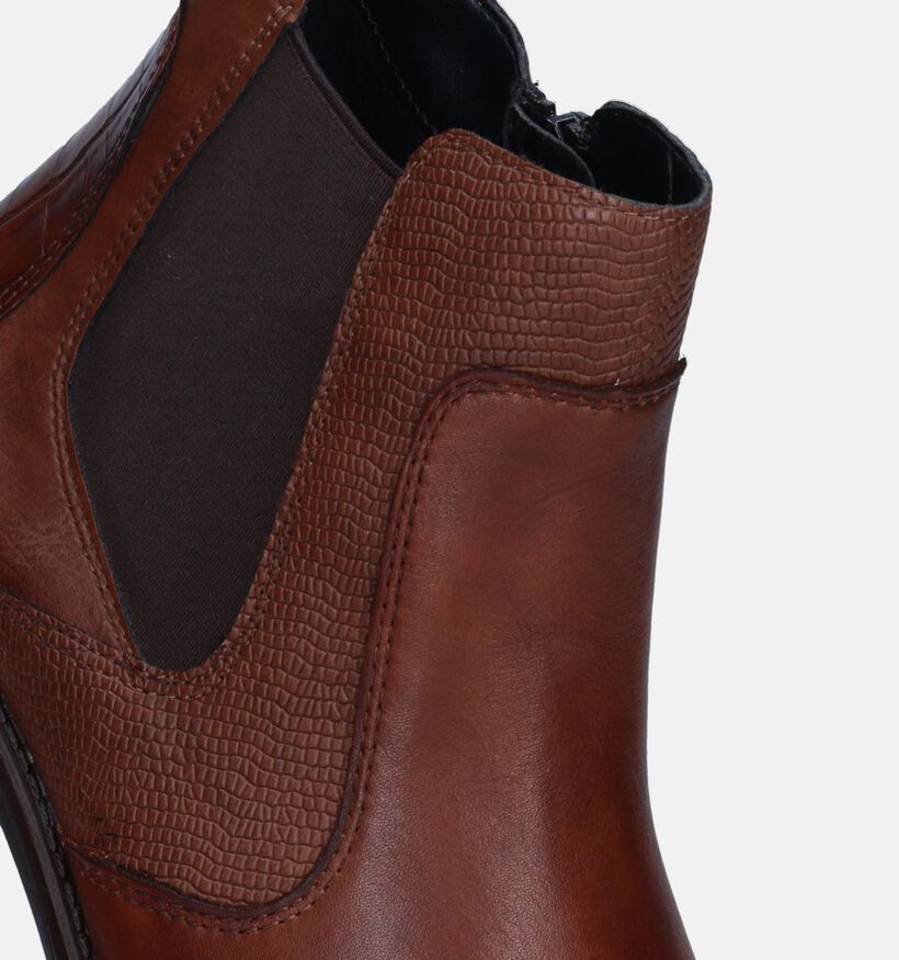 Remonte Cognac Chelsea boots voor dames (344433) - geschikt voor steunzolen