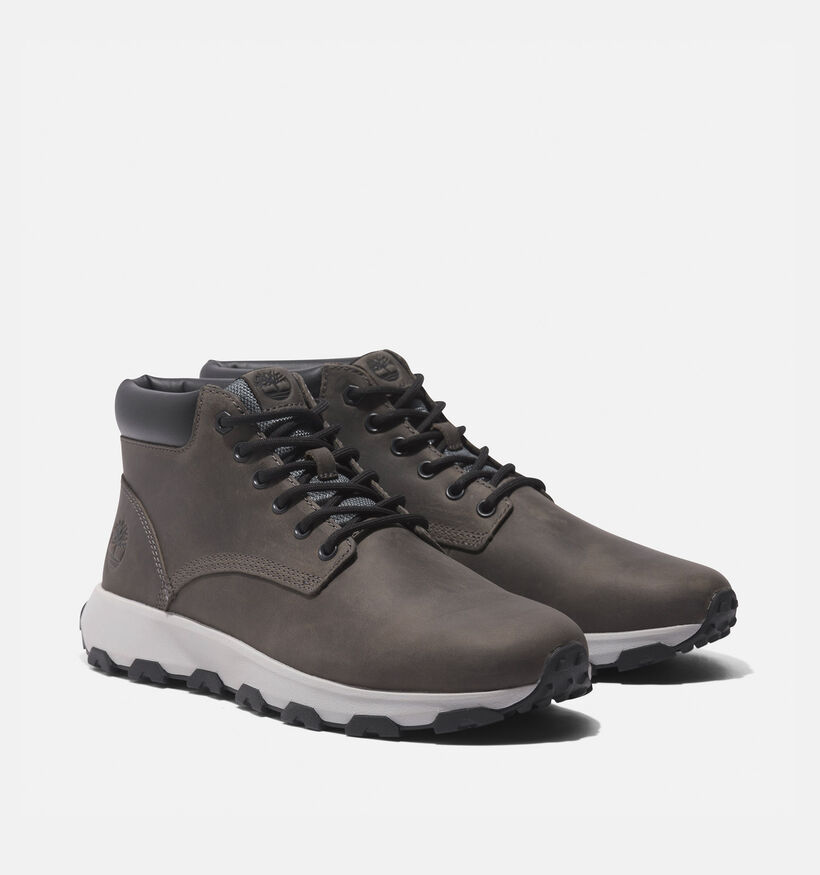 Timberland Winsor Park Mid Grijze Bottines voor heren (344968) - geschikt voor steunzolen