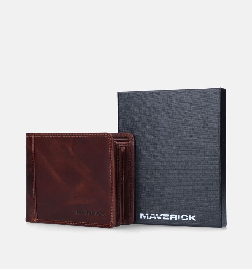 Maverick Portefeuille en Marron pour hommes (349889)