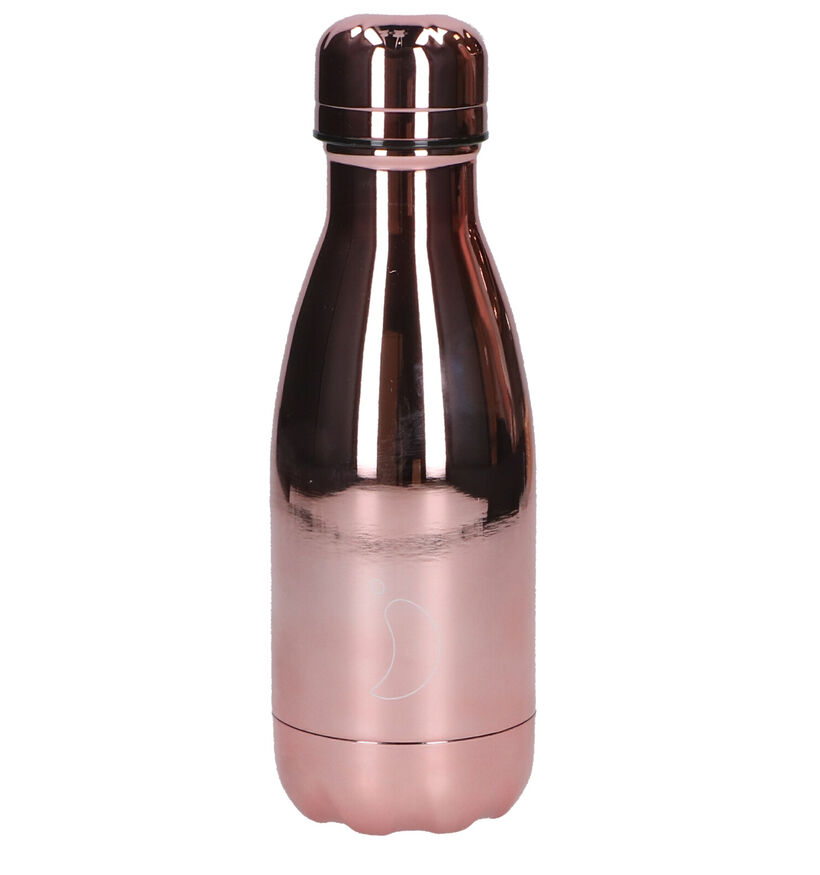 Chilly's Chrome Rose Gold Drinkfles 260ml voor meisjes, dames (300365)