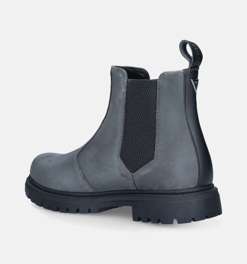 Guess Sidney Beatles Zwarte Chelsea boots voor heren (346802) - geschikt voor steunzolen