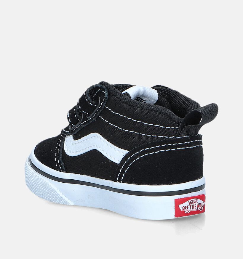 Vans Ward Mid Zwarte Sneakers voor jongens (347738)