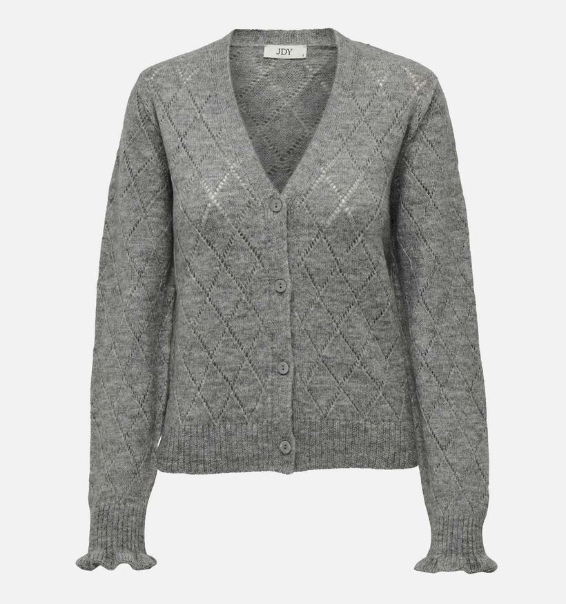 JDY Letty Grijze Knit cardigan voor dames (346413)