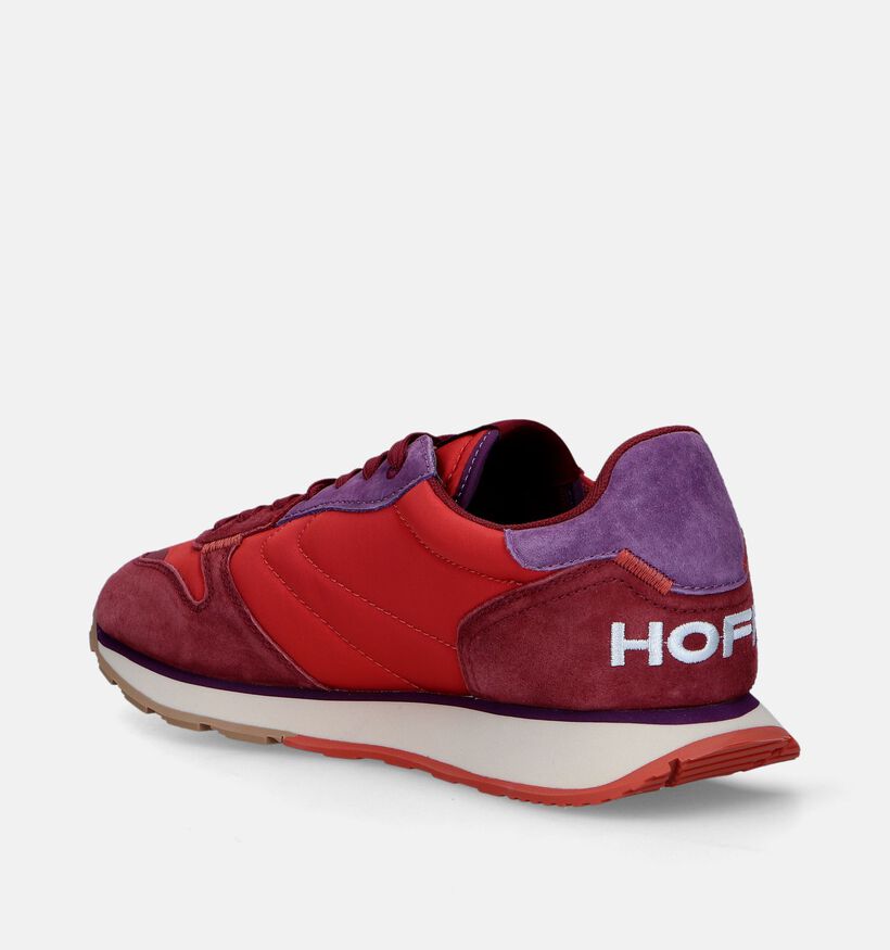 HOFF Track & Field Naxos Baskets en Rouge pour femmes (343709) - pour semelles orthopédiques