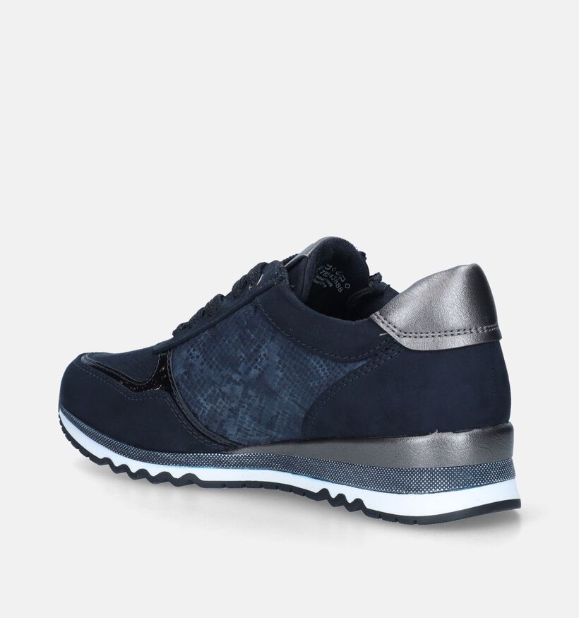 Marco Tozzi Baskets casual en Bleu foncé pour femmes (344572) - pour semelles orthopédiques