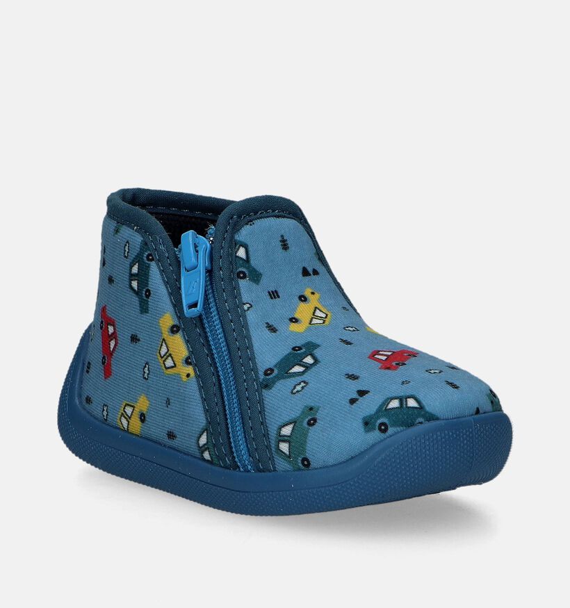 Milo & Mila Pantoufles pour bébé en Bleu pour garçons (349512)