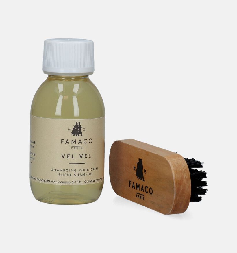 Famaco Vel Vel Suède Shampoo 100 ml voor dames, meisjes, heren, jongens (208557)