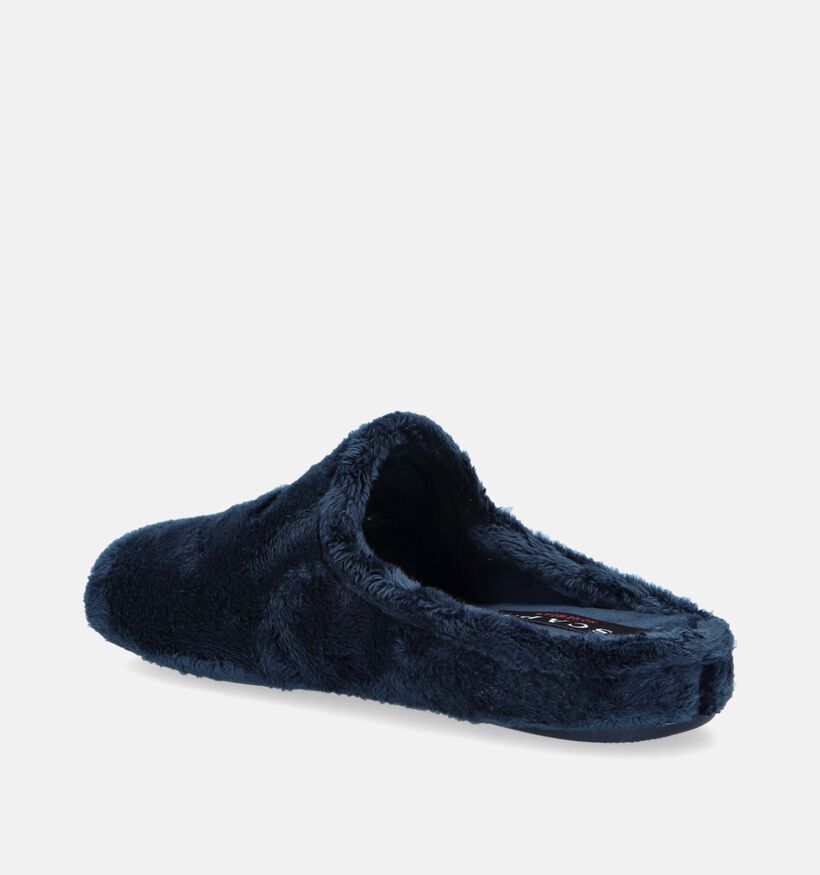 Scapa Pantoufles ouvertes en Bleu foncé pour femmes (347399)