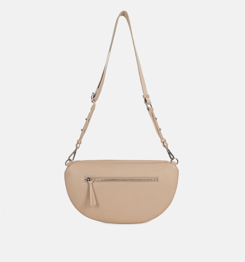 Crinkles Ecru Crossbody Tas voor dames (342322)