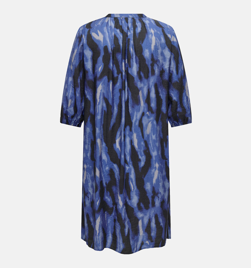 ONLY Carmakoma Temper Blauwe Midi jurk voor dames (346460)