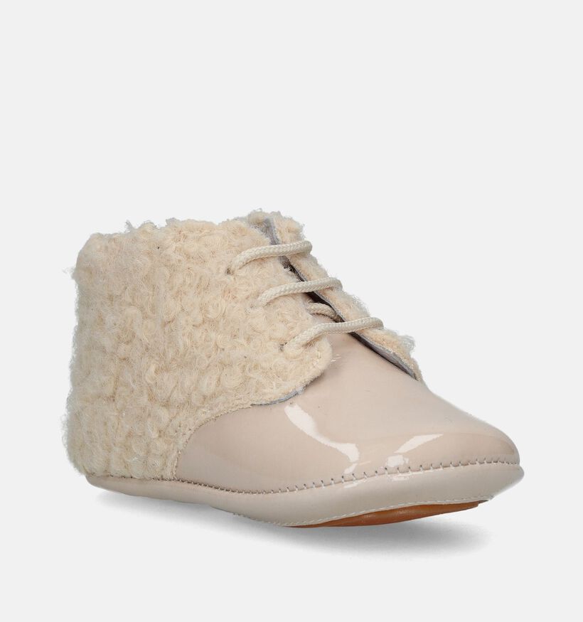 Beberlis Chaussons pour bébé en Beige pour filles (348097)