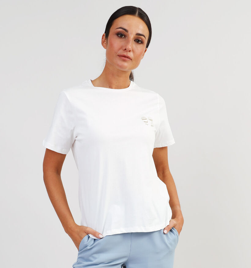 Vila Rana Wit T-shirt voor dames (348774)