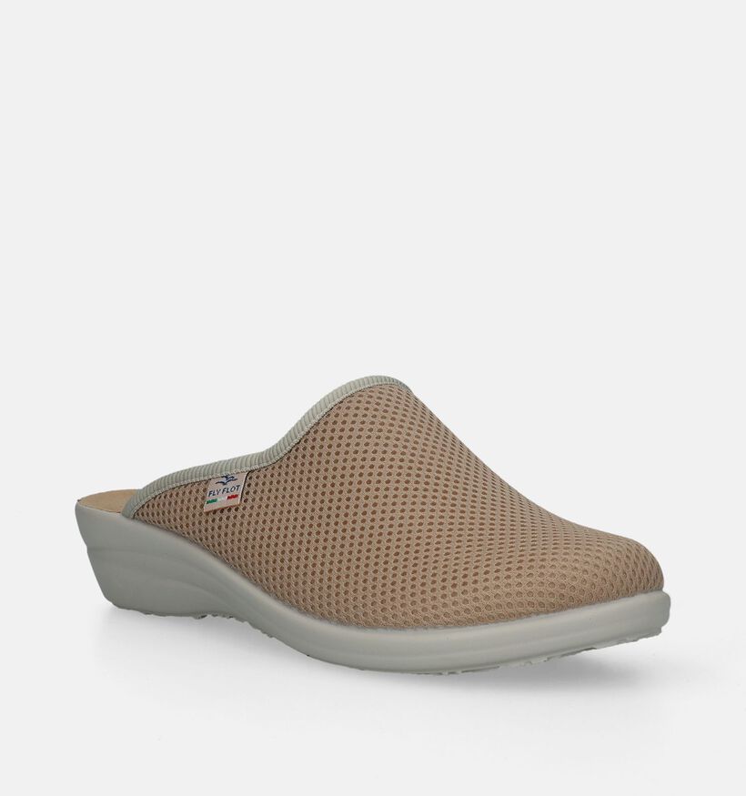 Fly Flot Pantoufles ouvertes en Beige pour femmes (296442)