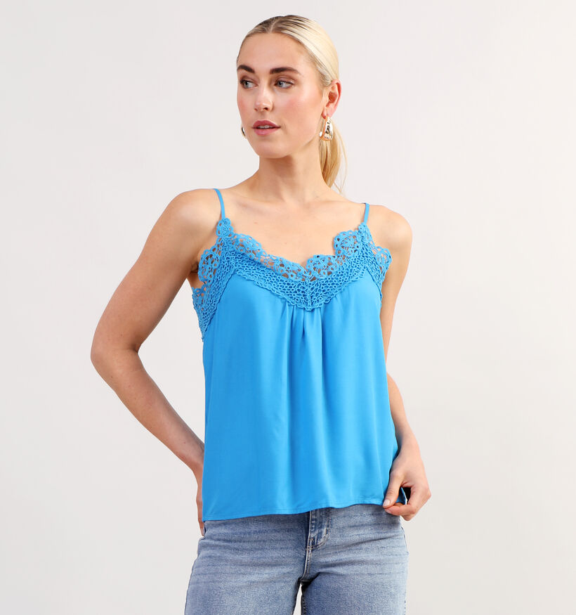 Vero Moda Kifina Débardeur en Bleu pour femmes (341808)