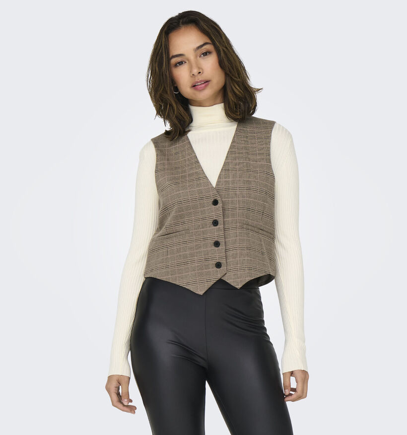 JDY Geggo Bruine Kostuumgilet voor dames (344145)