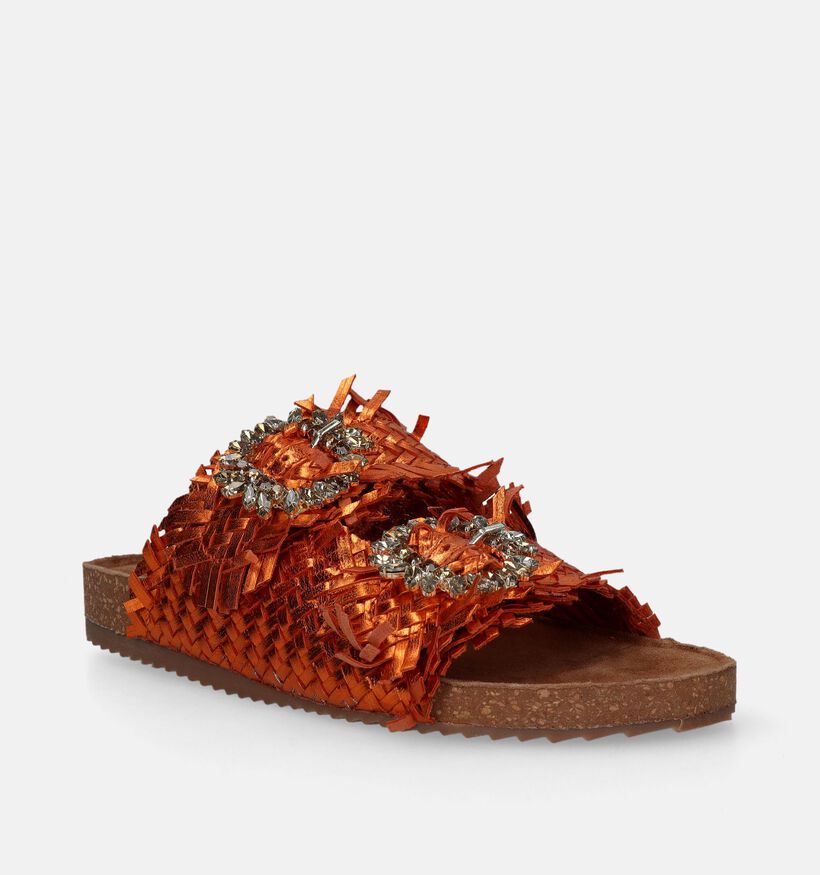 Tango Cira Oranje Slippers voor dames (343632)