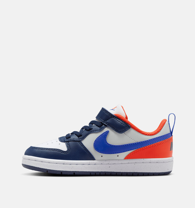 Nike Court Borough Baskets en Bleu pour filles, garçons (344713)