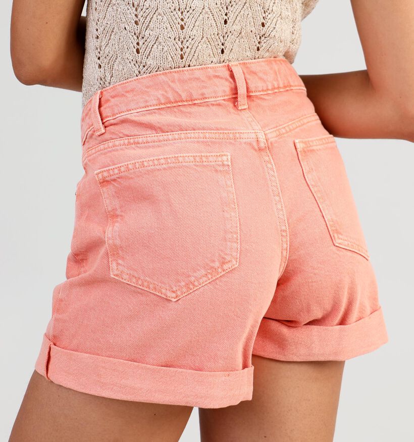 Vila Shelly Oranje Jeansshort voor dames (342948)