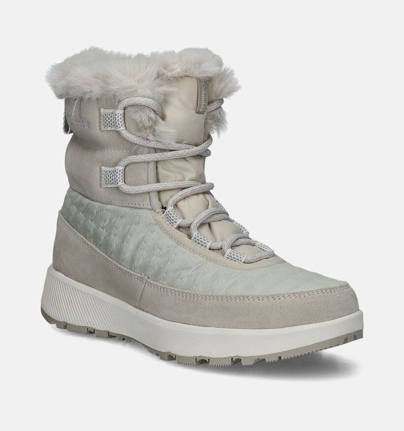 Columbia Slopeside Peak Luxe Beige Snowboots voor dames (344834) - geschikt voor steunzolen