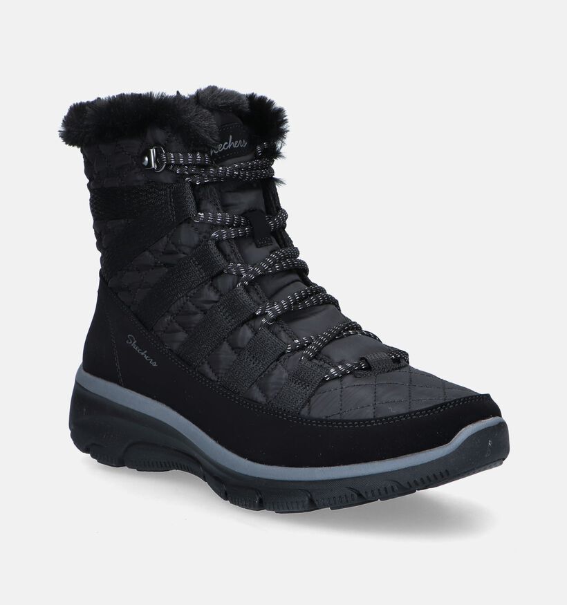 Skechers Easy Going Moro Street Zwarte Snowboots voor dames (346518)