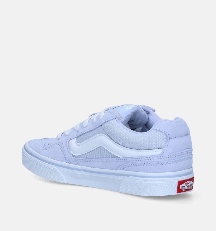 Vans Caldrone Suede Baskets de skate en Bleu pour femmes (343785)