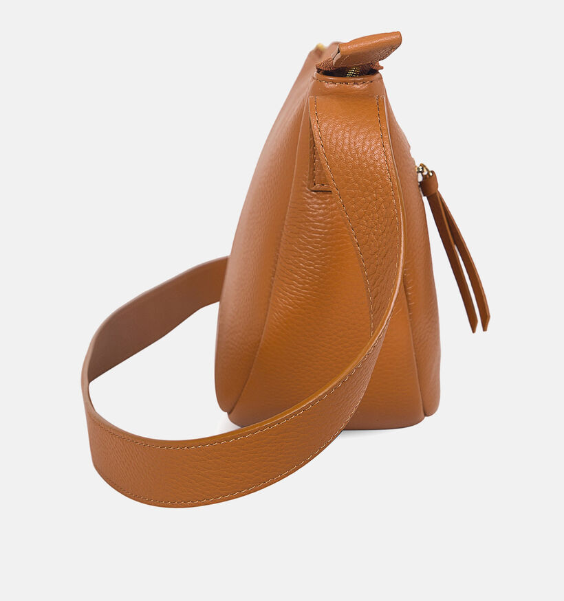 Crinkles Camel Crossbody Tas voor dames (342335)