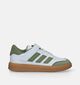 adidas Courtblock EL C Witte Sneakers voor jongens (343212)