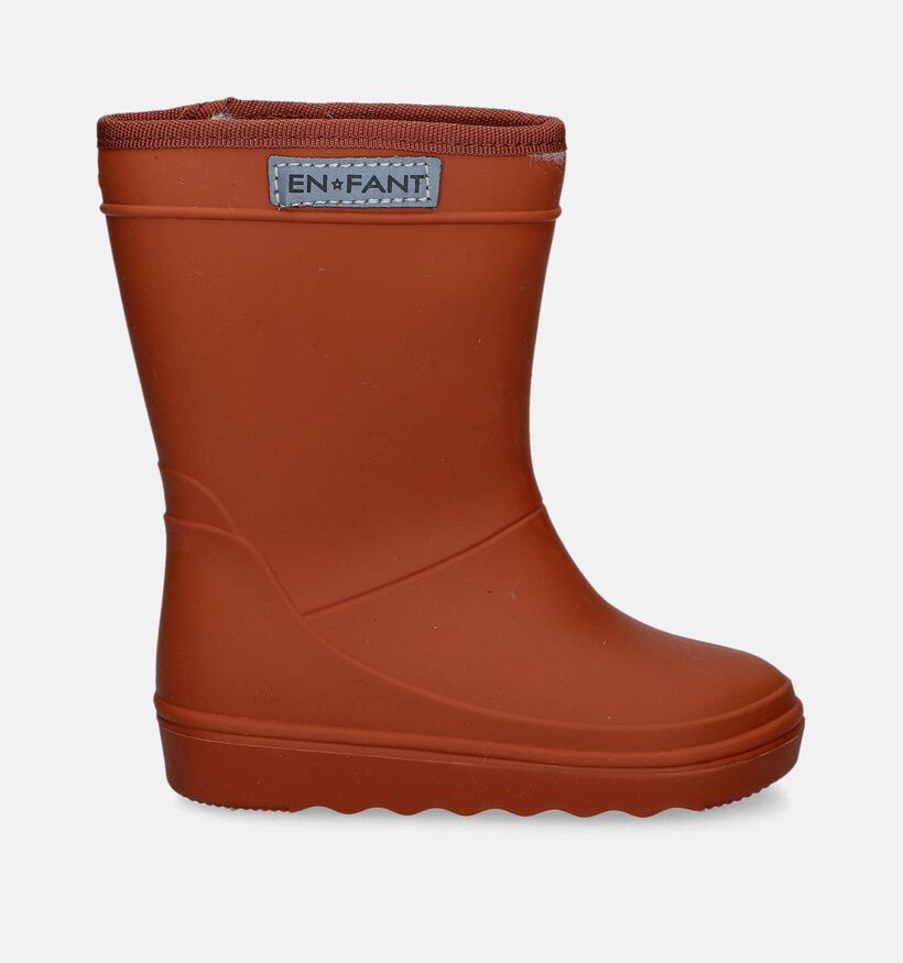 Enfant Bottes de pluie en Cognac pour filles, garçons (346795)