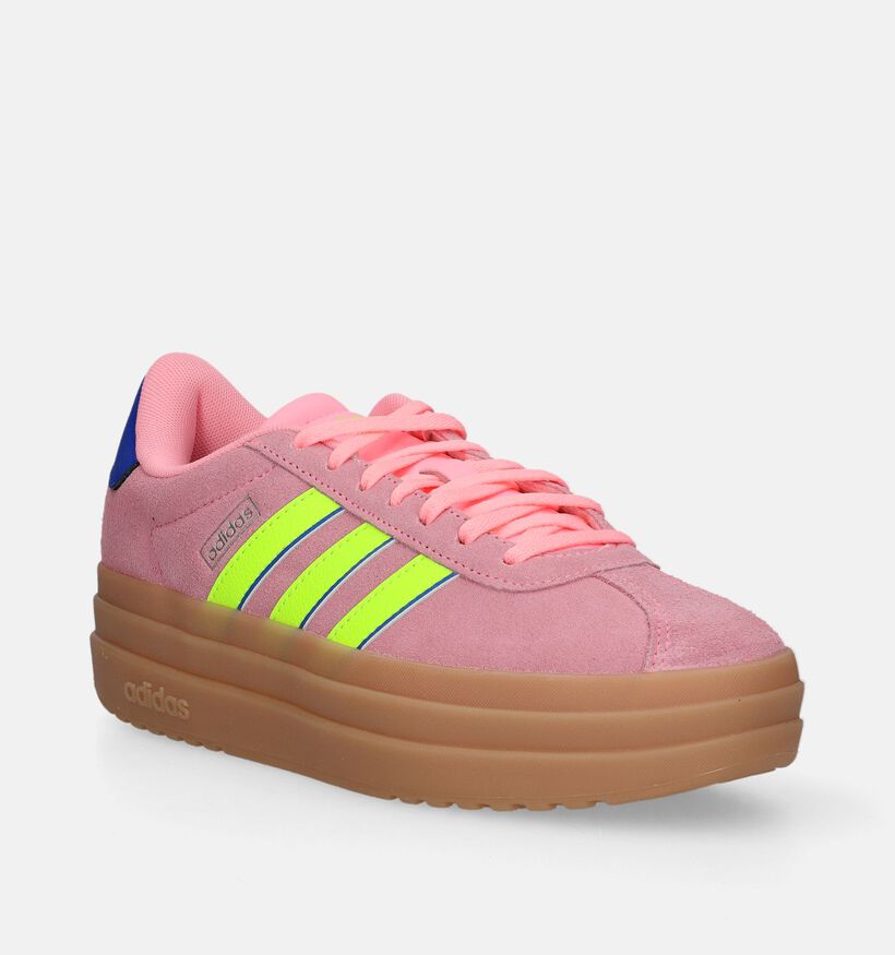 adidas VL Court Bold Baskets en Rose pour femmes (343368)