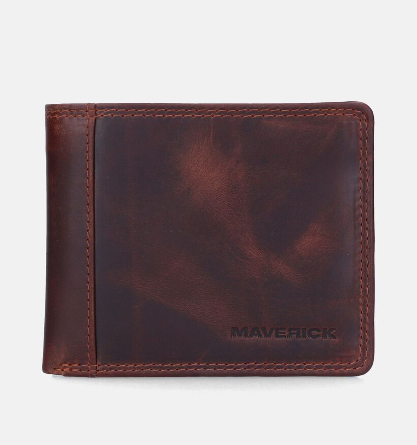 Maverick Portefeuille en Brun pour hommes (349887)