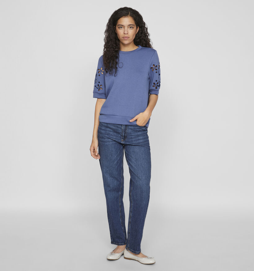 Vila Sif Sweatshirt en Bleu pour femmes (348732)