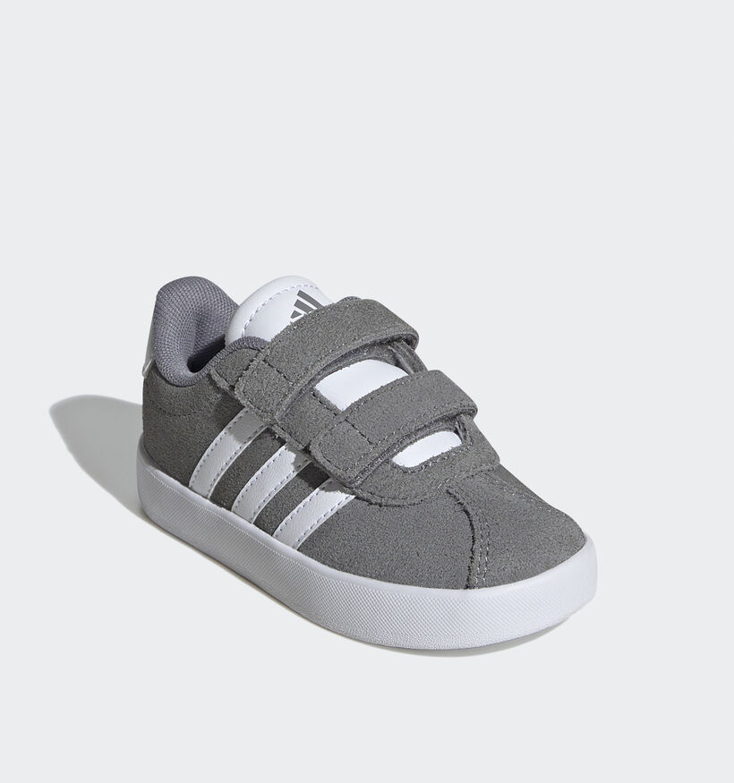 adidas VL Court 3.0 CF I Grijze Sneakers voor jongens (350022)