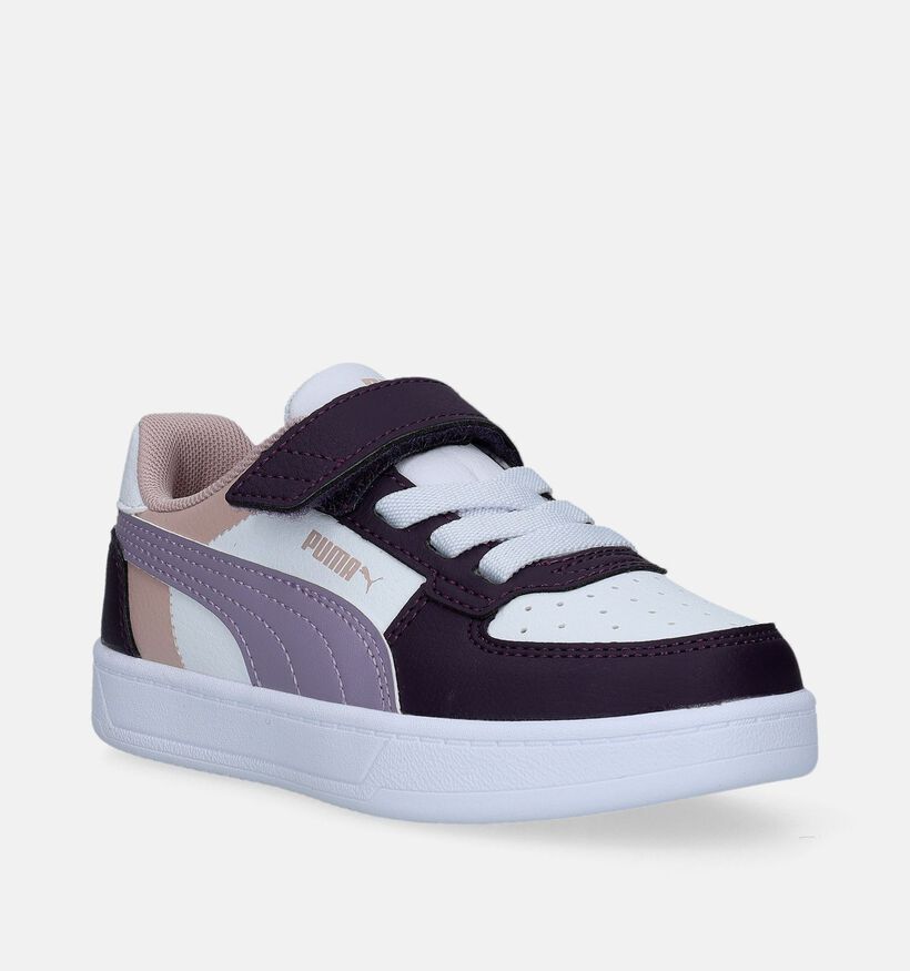 Puma Caven 2.0 Block Paarse Sneakers voor meisjes (343147) - geschikt voor steunzolen