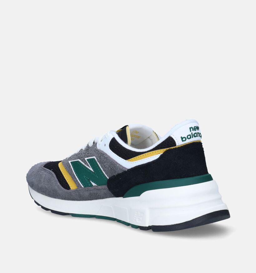 New Balance U 997 Baskets en Noir pour hommes (343080) - pour semelles orthopédiques