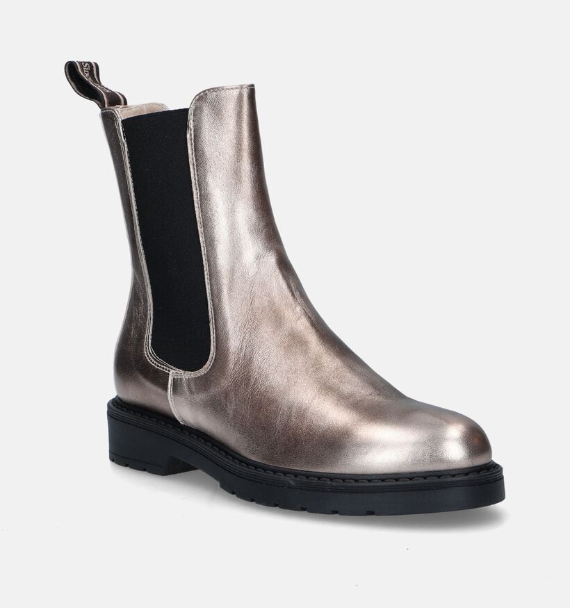 NeroGiardini Bottines Chelsea en Bronze pour femmes (347566) - pour semelles orthopédiques