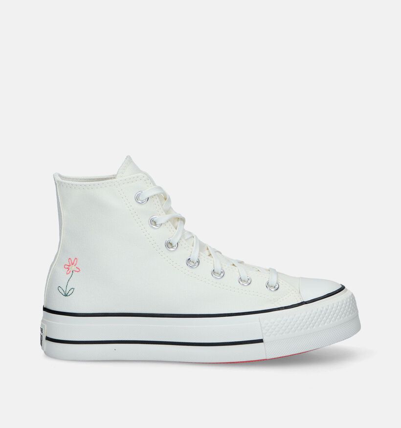 Converse Chuck Taylor All Star Lift Baskets en Blanc pour femmes (341504)