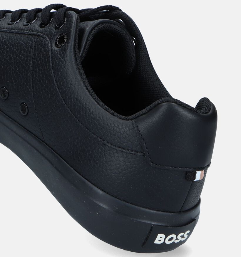 BOSS Aiden Tenn Zwarte Veterschoenen voor heren (343650)